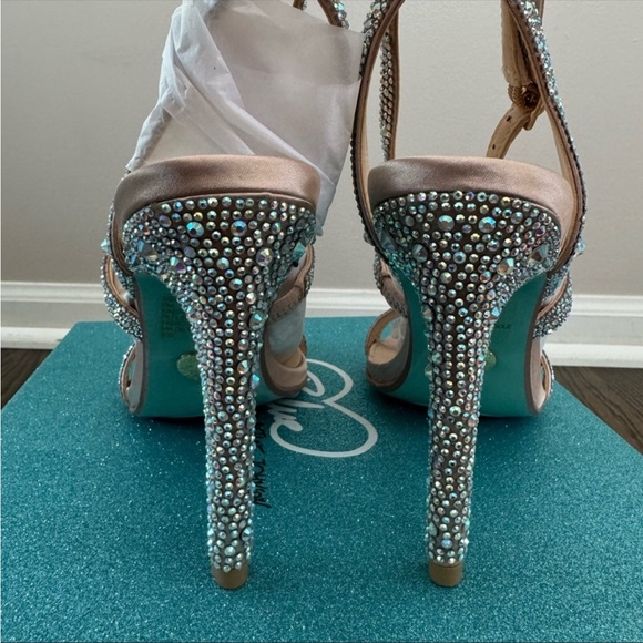 Betsy Johnson Rhinestone Heels - Picture 4 of 4
